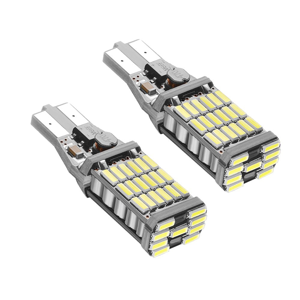 RA RAYHOO 921 912 LED Backup Light Bulbs, 1000 Lumens, Canbus Error Free, T15 906, 6000K Xenon White, 2