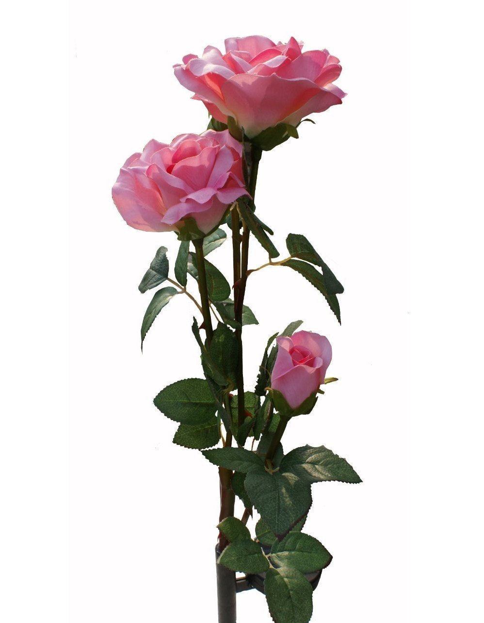 Solaration Solar Pink Rose Flower Lights Outdoor Decorative Lights Year-Round, Great Gift!