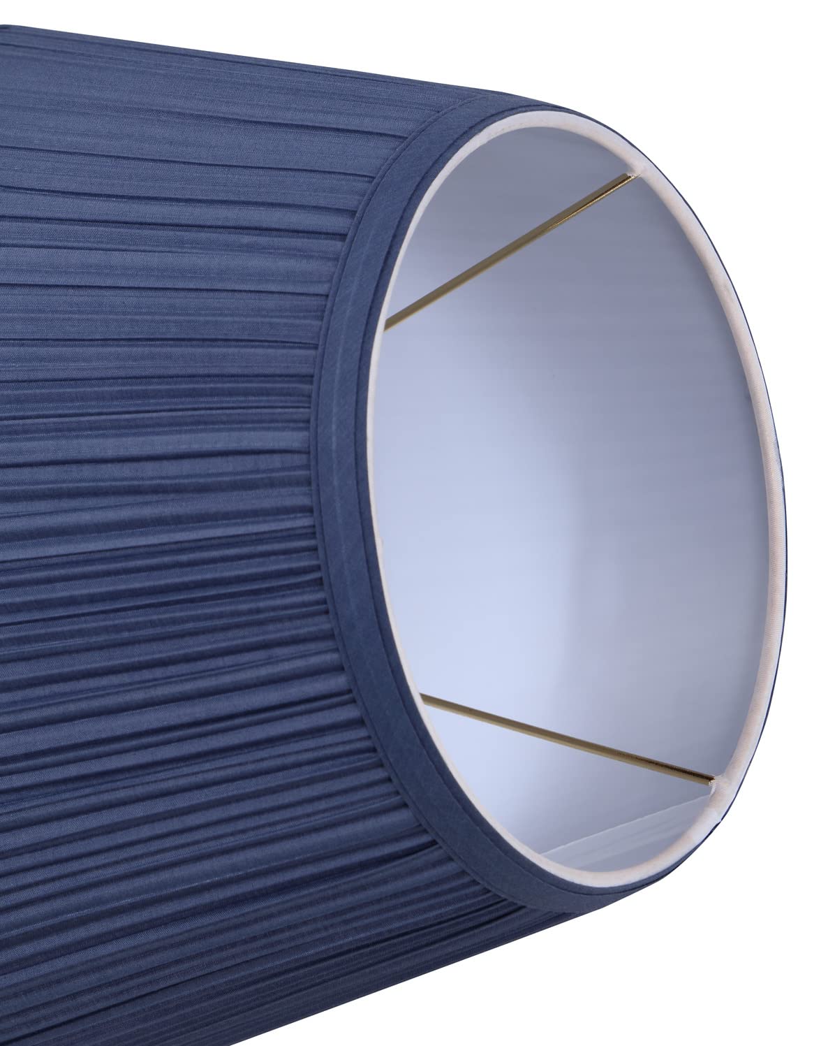 Aspen Creative 59205, Empire Uno Lamp Shade, Dark Blue, 7-7/8&quot; Top X 11-3/4&quot; Bottom X 7-1/2&quot; Slant Height, Slip Uno 33Mm