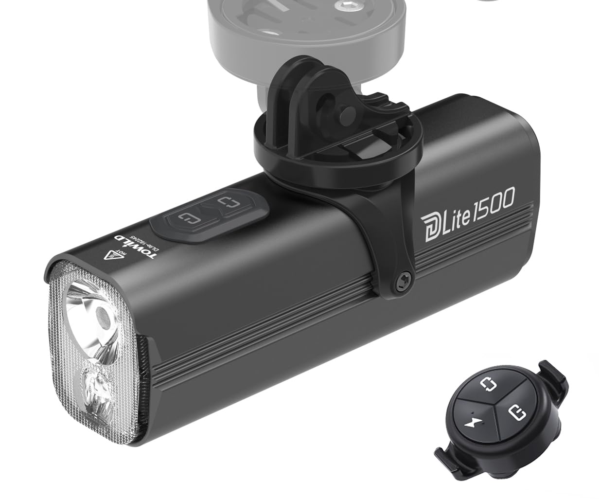 TOWILD DLite1500 Bike Lights for Night Riding Super Bright Front Bicycle Light Waterproof Bike Headlight for Mountain,Road,Commu