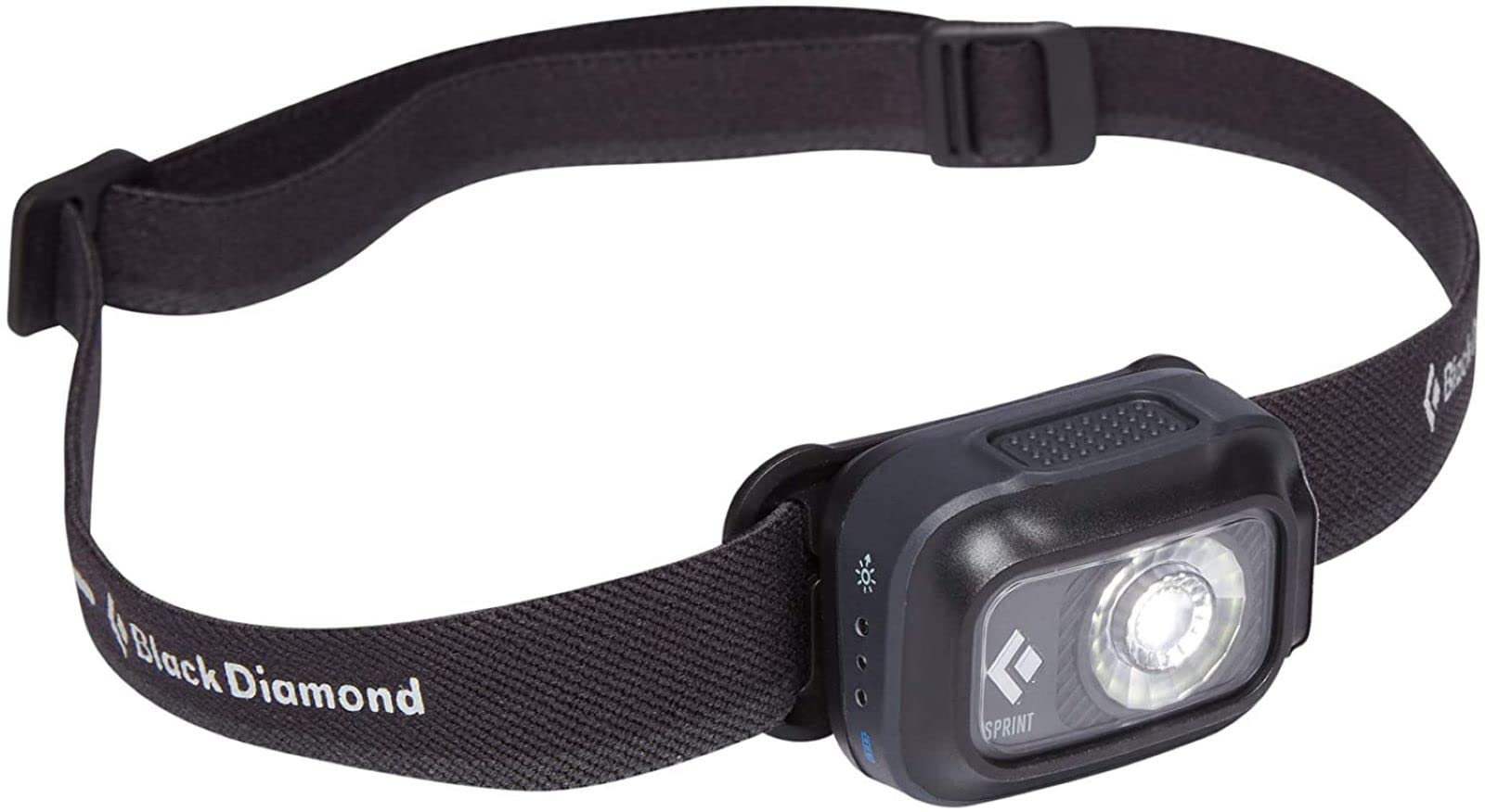 BLACK DIAMOND Sprint LED Headlamp 225 Lumen Rechargeable, Graphite, Compact, One Size, Model BD620653