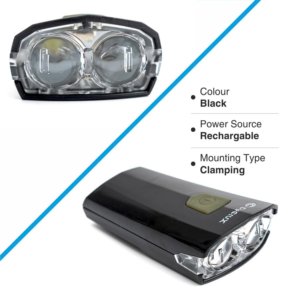 Avon Cycle Vintage Style USB Rechargeable Bicycle Bike Light, Waterproof, Wider Coverage,Head Light