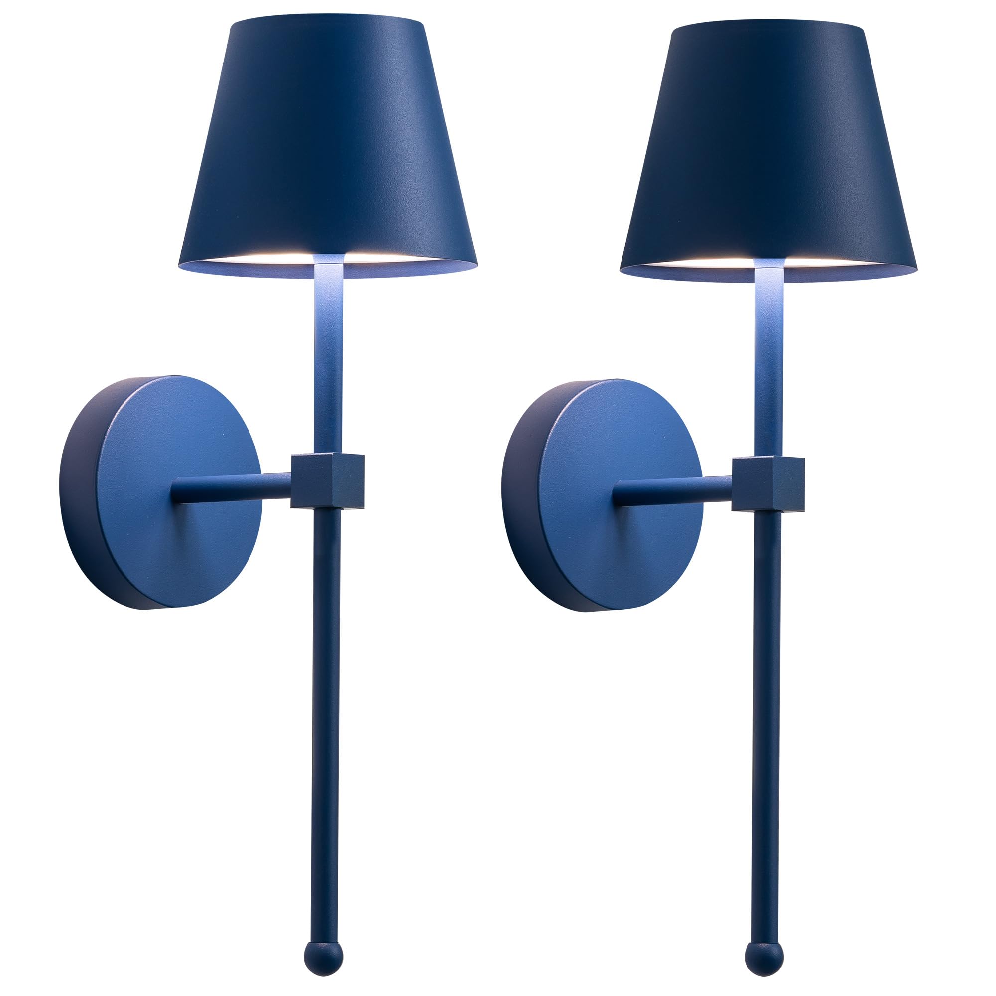 Kdg Cordless Wall Sconces Set Of 2, Wireless 5200Mah Rechargeable Battery Led Wall Lamps, Wall Lightings For Wall Painting, Outd