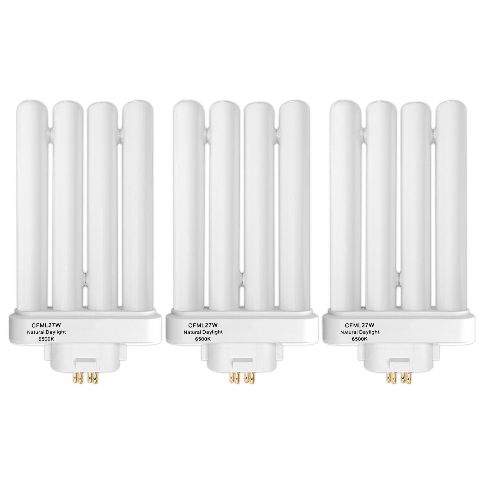 Celiwace Cfml27Vlx Replacement Bulb For Verilux Cfml27Vlx 27 Watt Fluorescent Bulb, Natural Daylight,4-Pin Gx10Q-4 Base, 6500K D