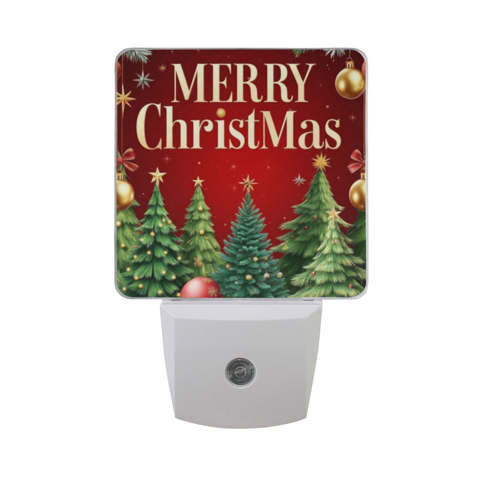 Aslsiy Night Light For Kids Christmas Tree Snowflakes Sparkling (20) Plug In Wall Lamp Led Dusk To Dawn Sensor Energy Saving Nightlight For Boys Girls Men Women