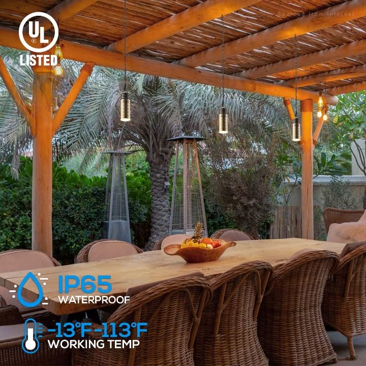 Leonlite Low Voltage Hanging Lights Outdoor, Led Landscape Pendant Lights, Ul Listed, 12V Hanging Tree Light For Gazebo, Pergola