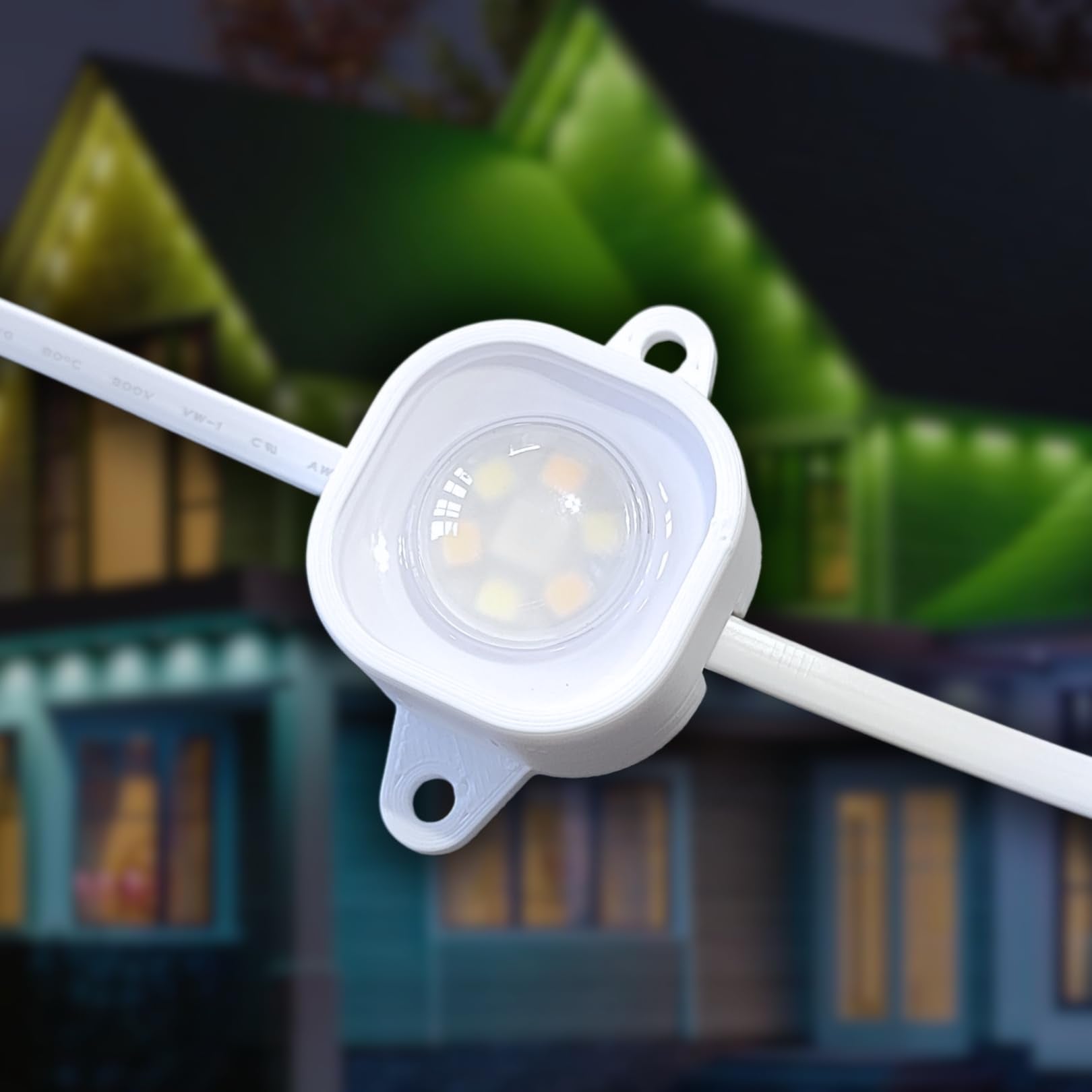 Generic Mounting Bracket Clip For Govee Pro Permanent Outdoor Led Lights H706 (White, 10)
