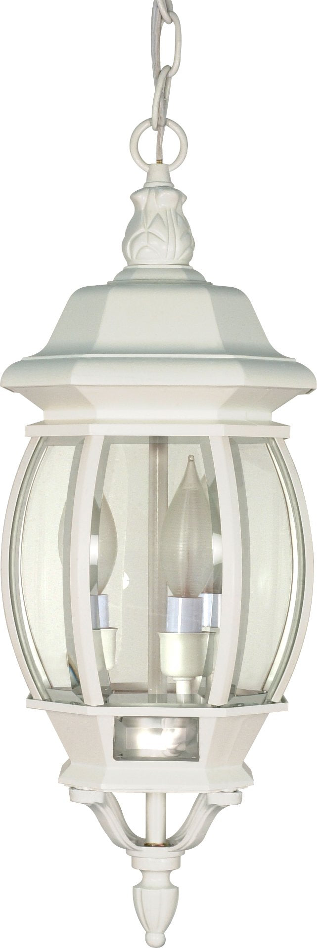 Nuvo 60/894 Three Light Hanging Lantern, White