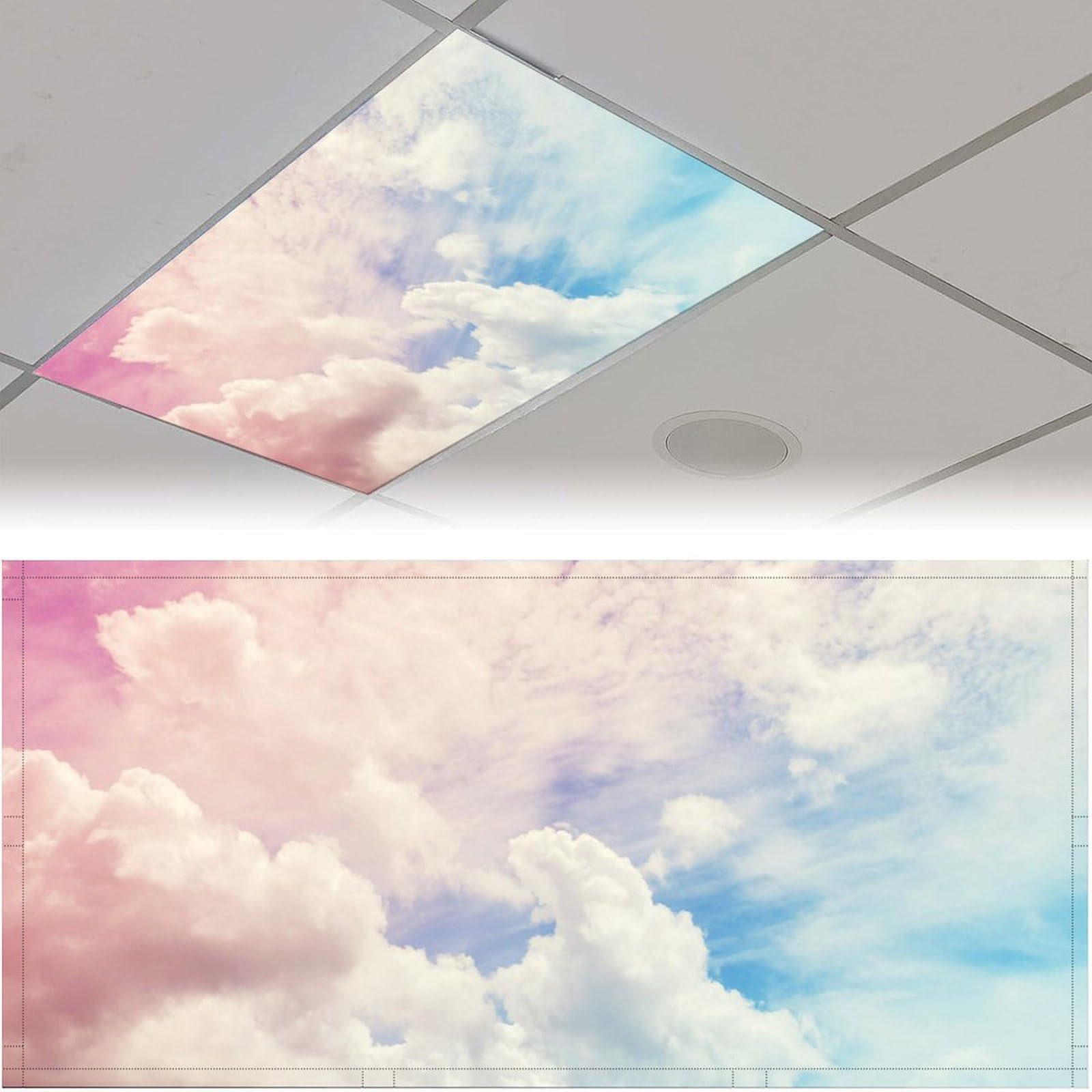 Fluorescent Light Covers For Classroom Ceiling Lights Magnetic Light Covers,Fluorescent Light Filters For School Home Office Dro