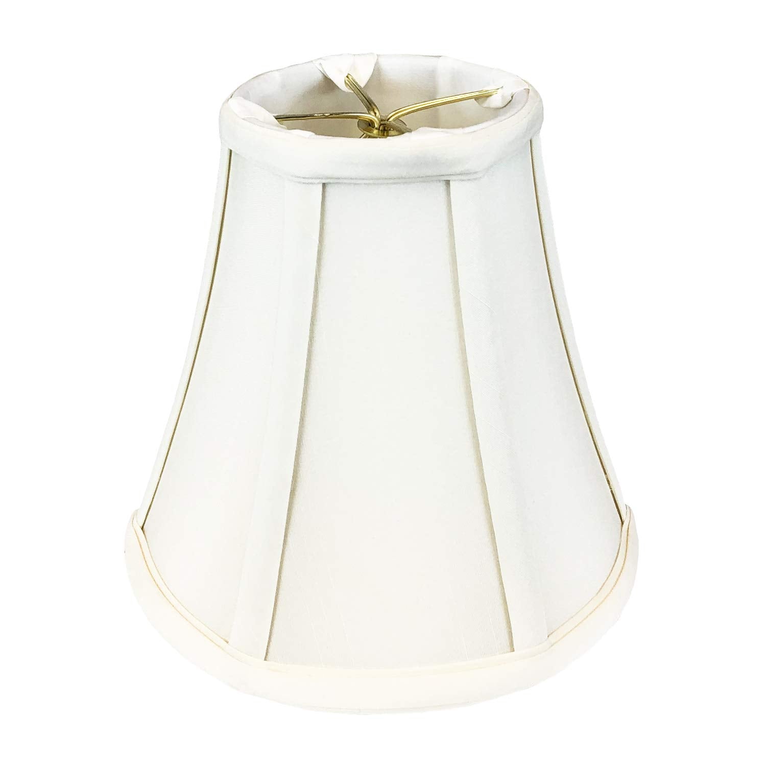 Royal Designs, Inc. &quot;True Bell Lamp Shade with Round Clip, White, 3.75&quot;&quot; x 7&quot;&quot; x 6.75&quot;&quot;&quot; (BS-704RC-7WH)