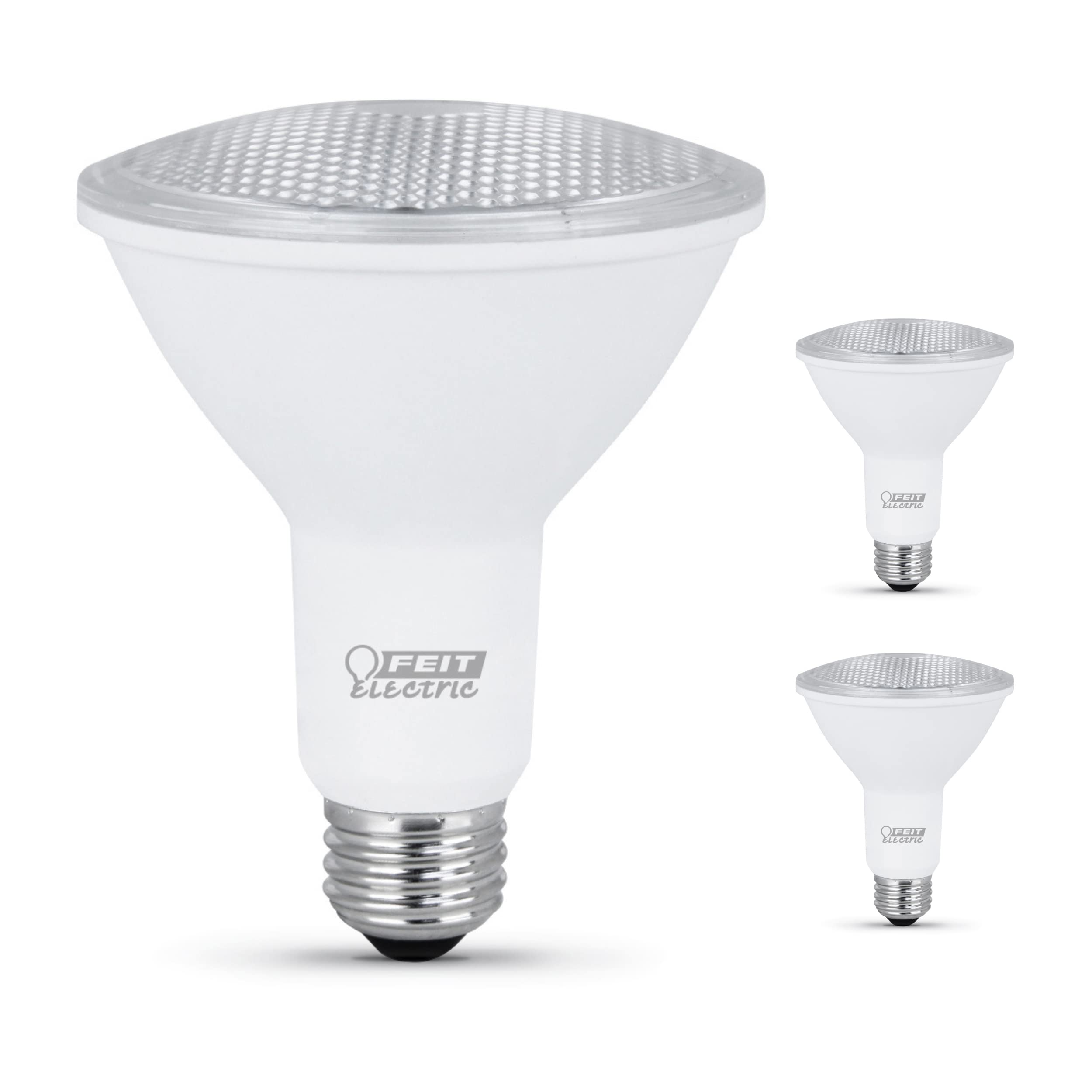 Feit Electric LED PAR30 Light Bulb - 75W Equivalent, 750 Lumen, 3000K Warm White, Non-Dimmable, 3-Pack