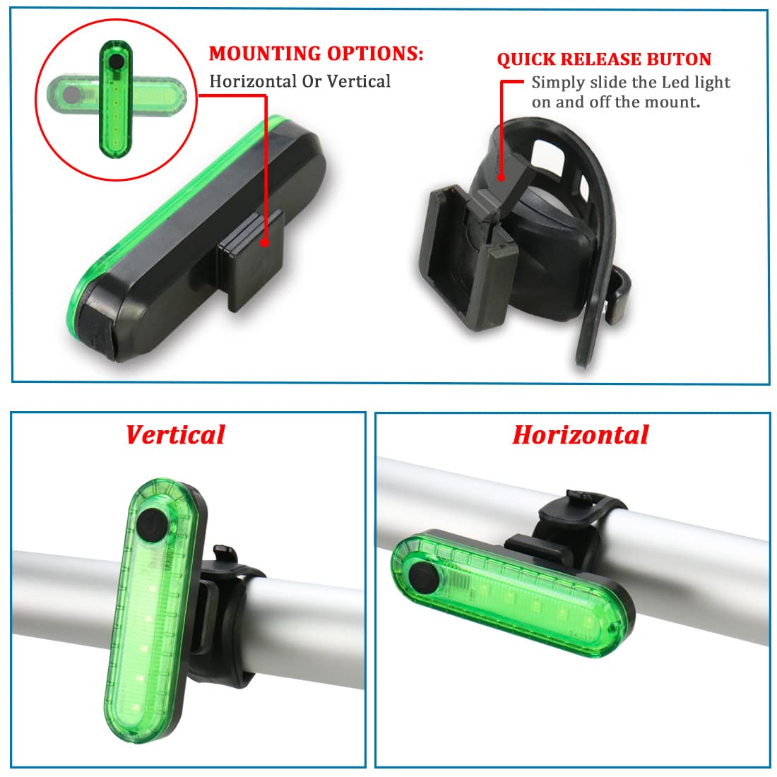 Botepon Kayak Navigation Lights Stern Lights Battery Operated, Waterproof Kayak Lights For Night Kayaking, Paddle Board Lights, Marine Safety Lights For Pontoon Boat, Bass Boat, Dinghy