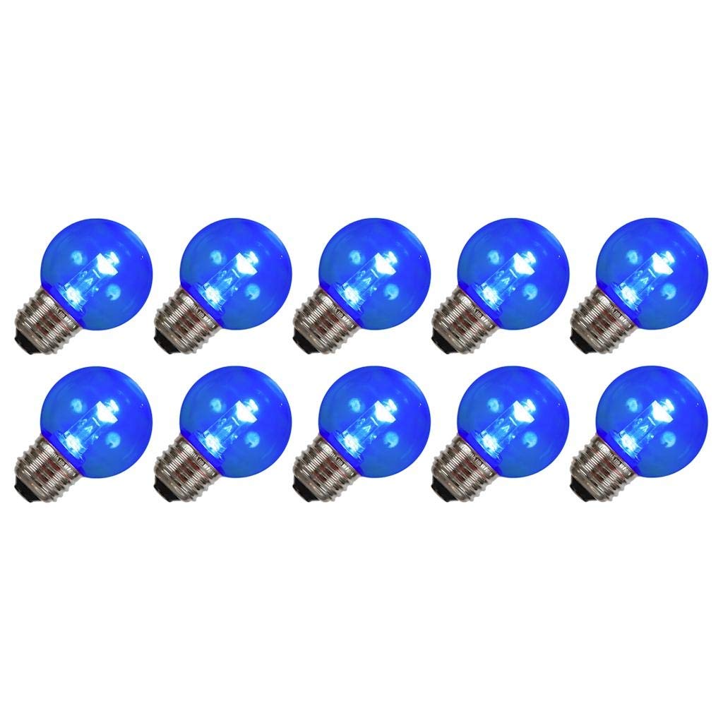 Vickerman G50 Blue Smd Tube Led Bulb, 10/Bag