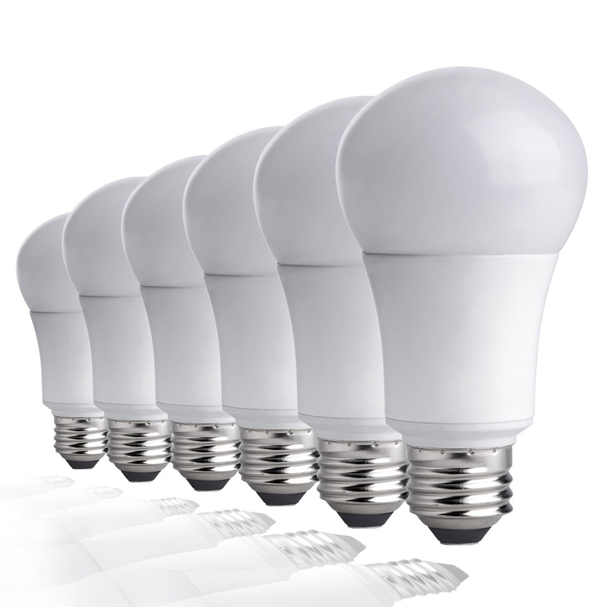 Tcp La927Knd6 Led Light Bulbs 60 Watt Equivalent | Energy Efficient (9W) Non-Dimmable A19 Shape E26 Medium Base, Pack Of 6, Soft