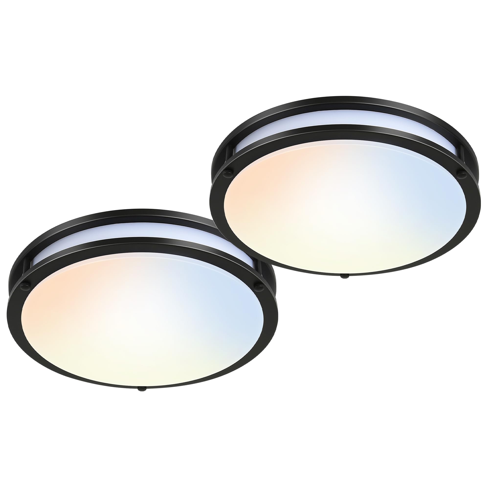 hykolity LED Flush Mount Ceiling Light, 16 inch, Dimmable, 36W, 2200LM, Oil-Rubbed Bronze, Model HBCE-16C-O5