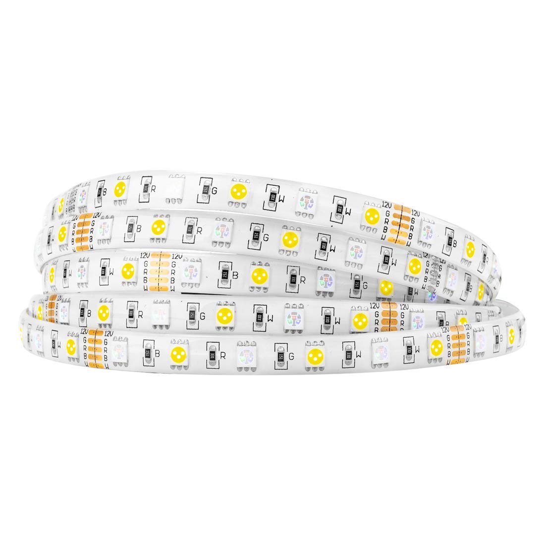 BTF-LIGHTING RGBW LED Tape Lights 5m 60 LEDs/m IP65 Waterproof Cool White & RGB Model RGBCW5M505060LW65