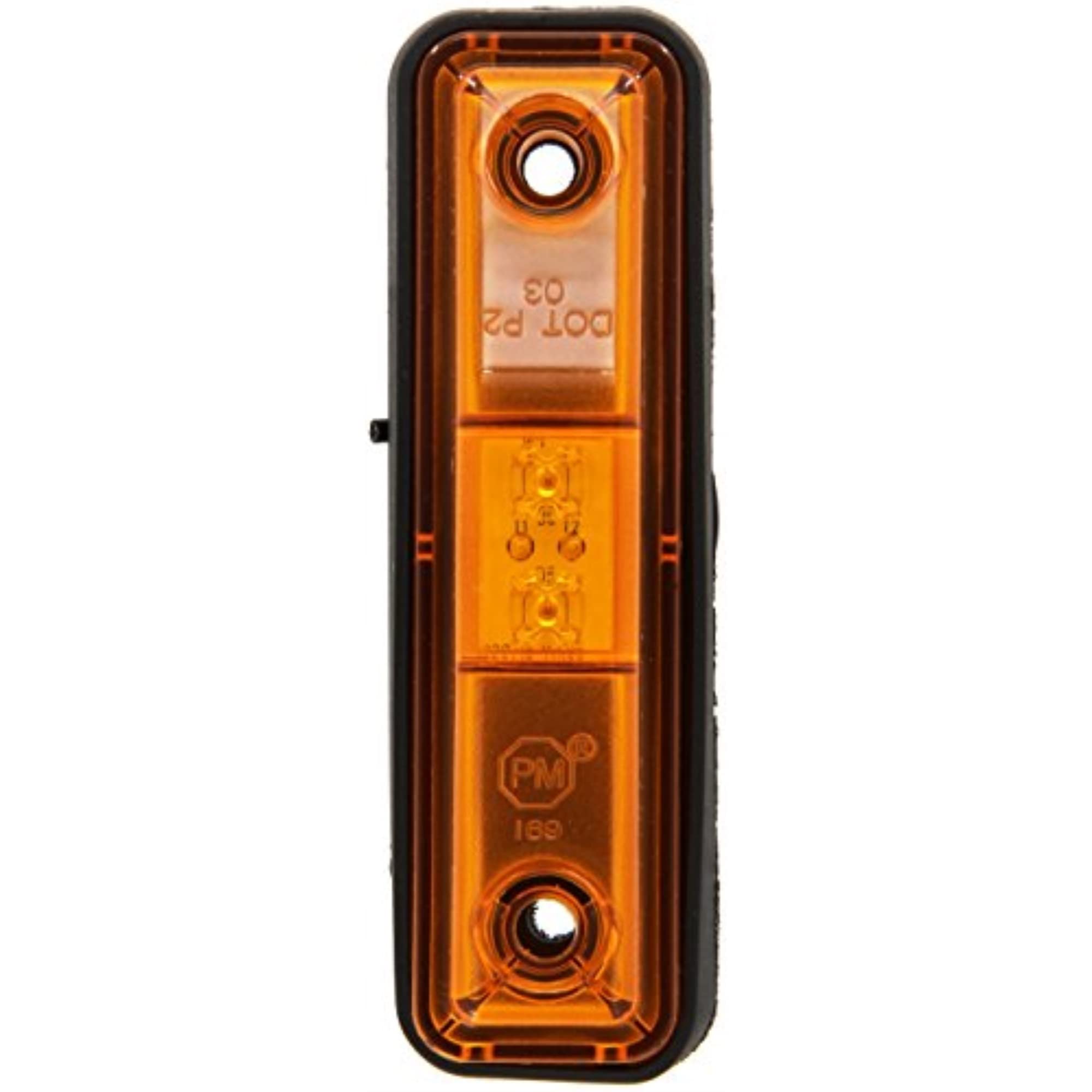 Peterson Perterson V169Ka The 169 Series Piranha Led Clearance/Side Marker Light - Amber Kit