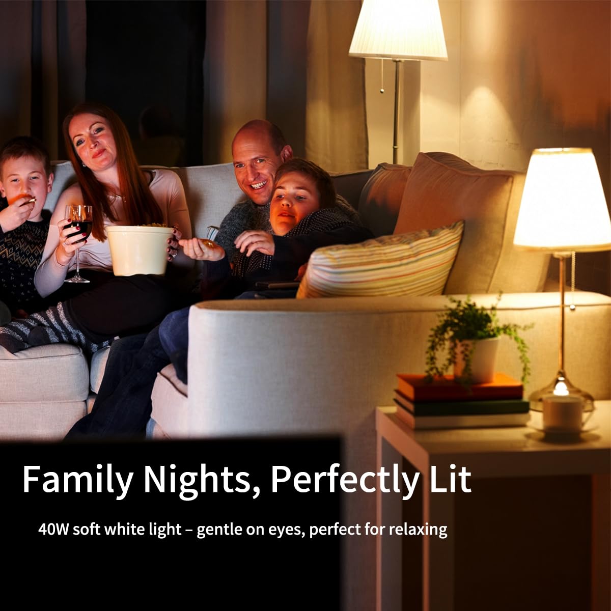 Vgogfly Led Light Bulb 25 Watt - 3 Watt Equivalent Energy Efficient, Soft White 2700K, Non-Dimmable, E26 Base For Bedroom, Livin