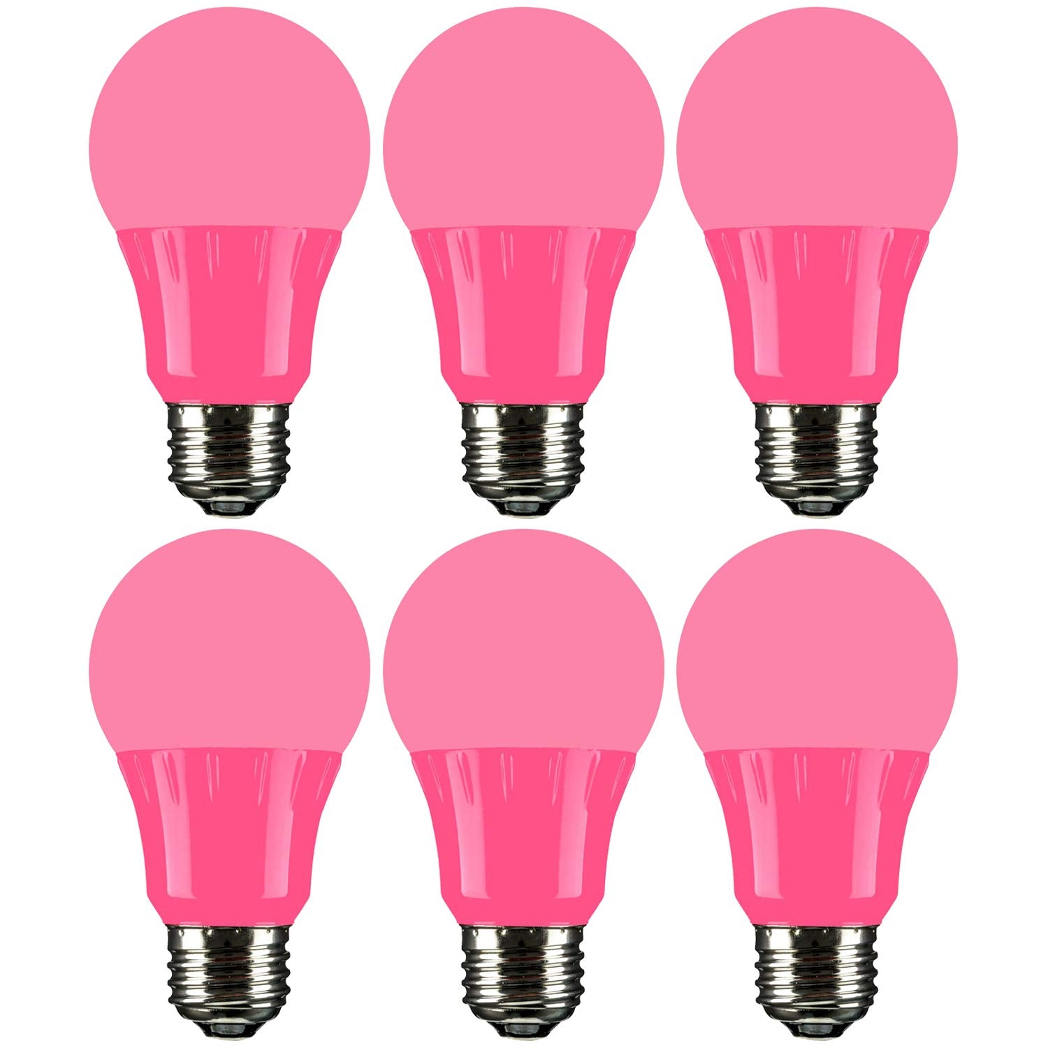 Sunlite 40473 LED A19 Colored Light Bulb, 3 Watts (25w Equivalent), E26 Medium Base, Non-Dimmable, UL Listed, Party Decoration,