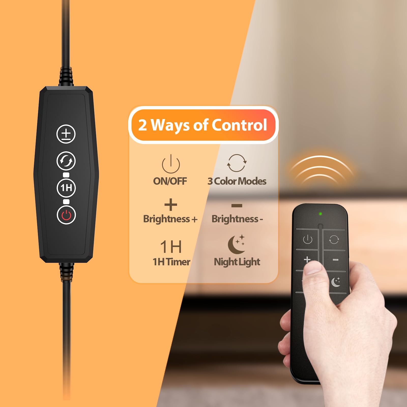 Ifalarila Led Floor Lamp With Remote Control, Reading Lamps Floor Standing [Usb Plug With Adapter] Led Floor Light With 120 Leds