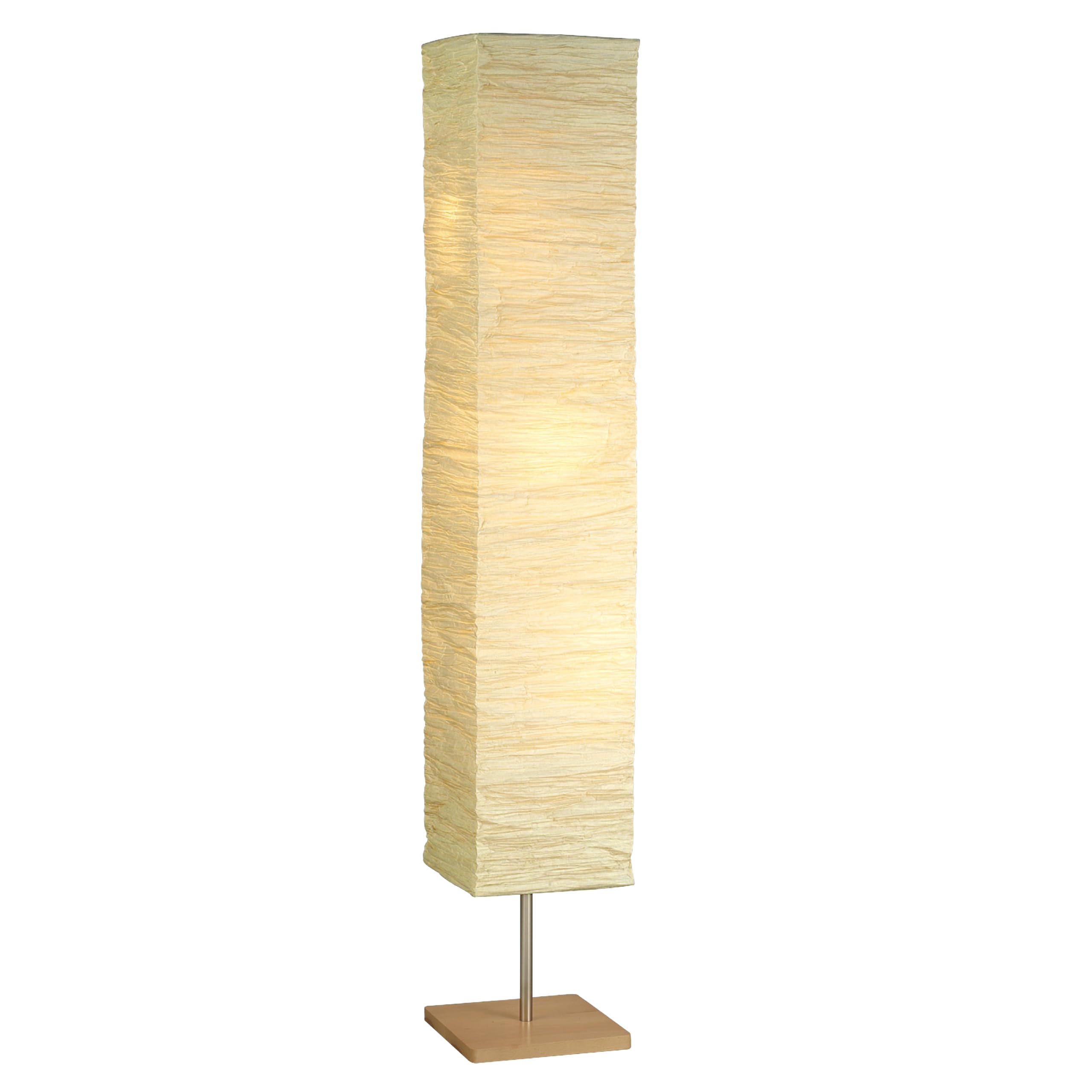 Adesso Three Light Floor Lamp - Natural Wood Base & Adjustable Brightness - Perfect Lighting For Bedroom, Living Room And Corner