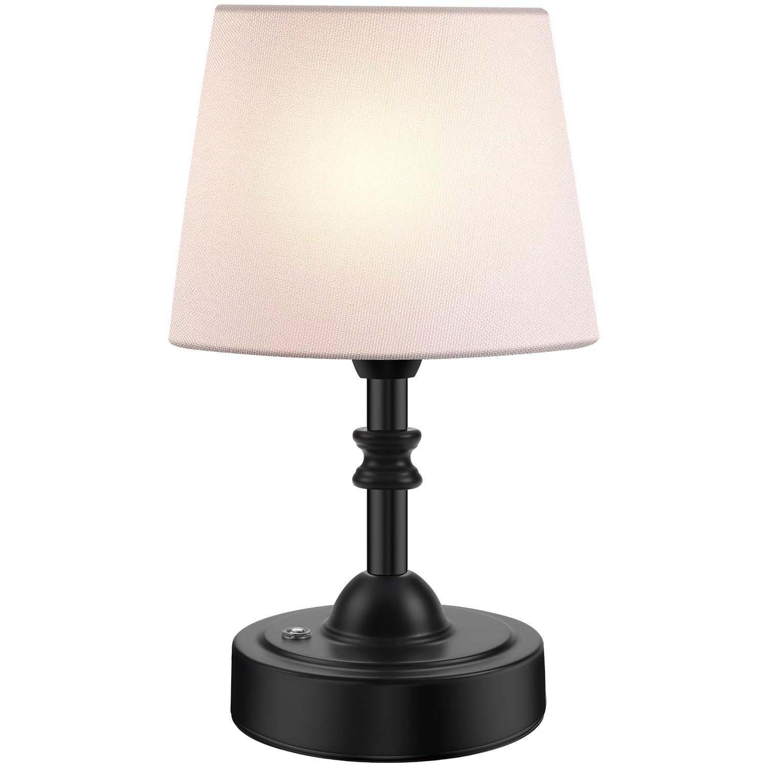 Swinerton Portable Cordless Table Lamp, 5000mAh Rechargeable, 3-Level Dimmable, 10.43 inch, Black, Model 80010499