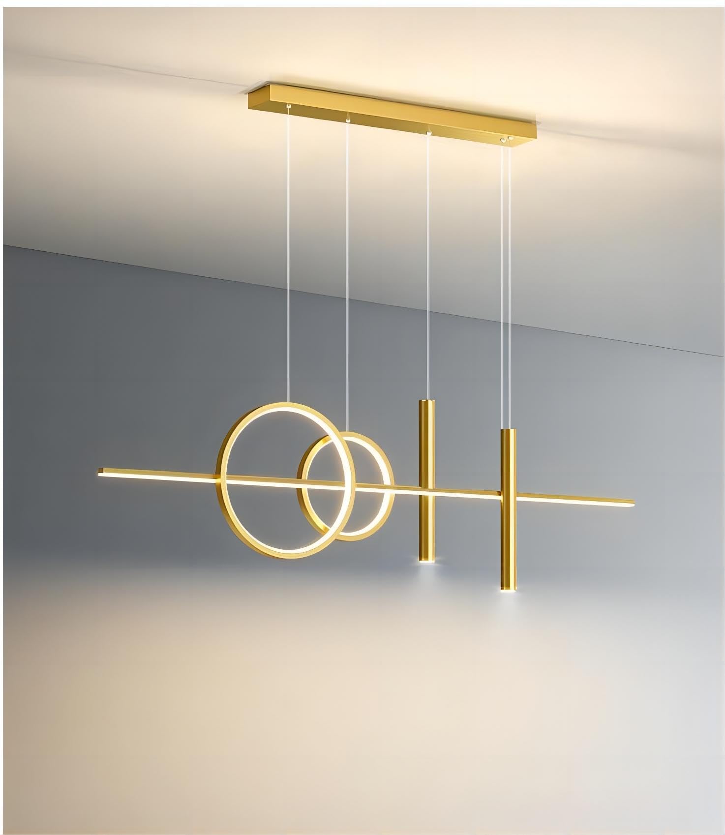 Generic LED Island Light, 5 Lights, Remote Control, Dimmable, 39.4 Inc ...