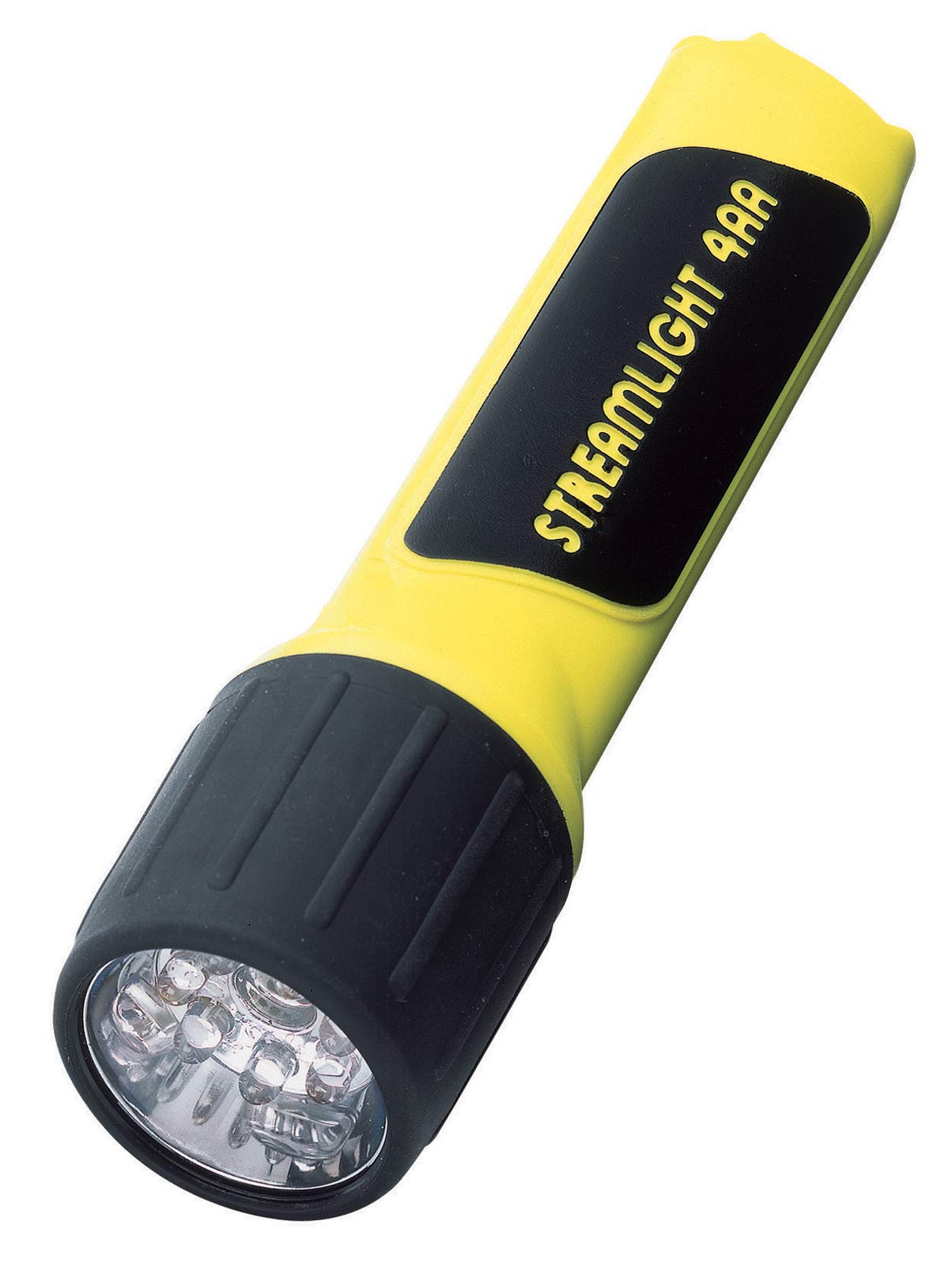 Streamlight 68201 4AA ProPolymer 67-Lumen LED Flashlight with White LEDs, Yellow