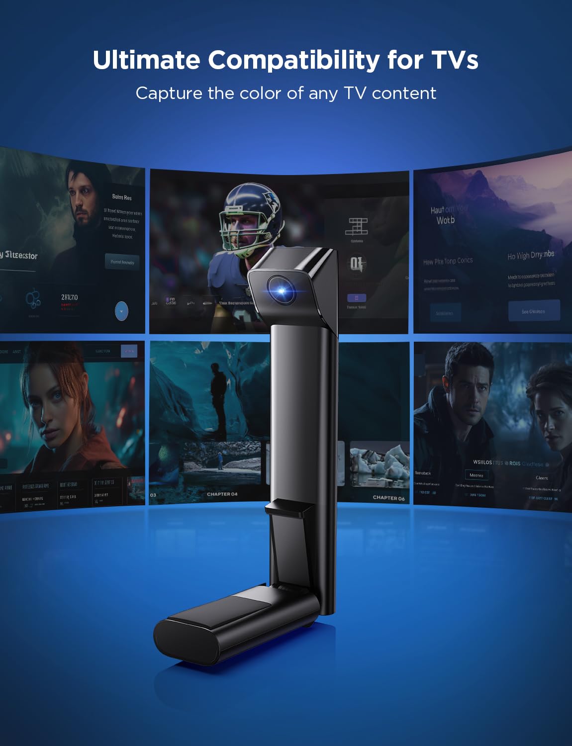 Govee Tv Backlight 3 Lite Kit, 11.8Ft Rgbicw Wi-Fi Tv Led Strip Lights For 55-65In Tvs With Camera And 15 Inches Smart Light Bar