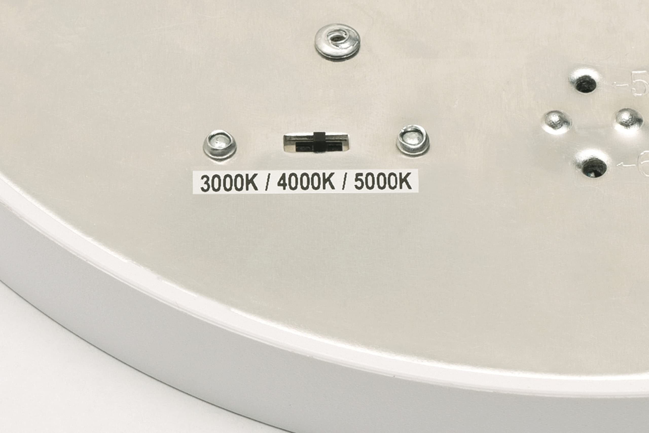 Edge 6'' Round Led Flush Mount - White