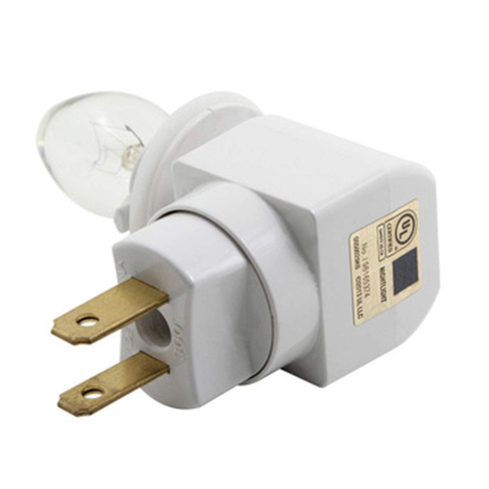 TWDRTDD Adjustable E12 Plug-in Night Light with On/Off Switch, White, for Decorative Lighting