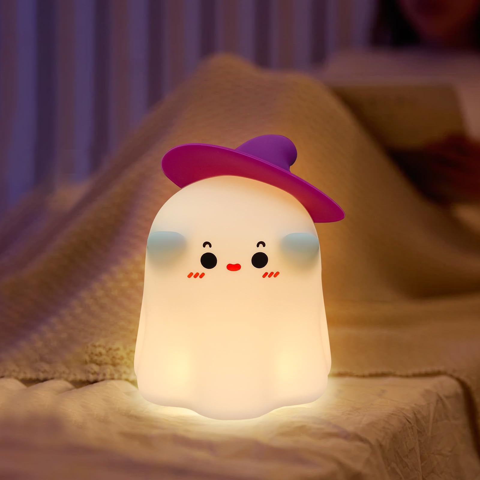 Cuxichuxinxi Nursery Night Light For Baby, Cute Silicone Light Up, 3 Level Dimmable Led Night Light, Usb Rechargeable Bedside Nightlight, Touch Lamp For Breastfeeding Toddler Baby Kids Adults Elders