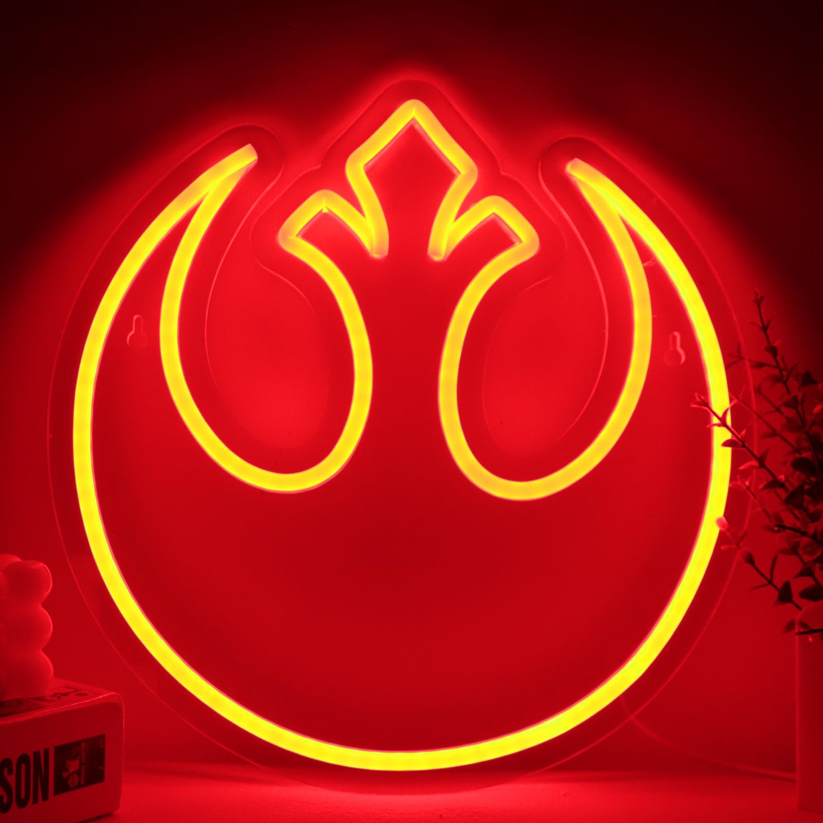 Pugna Movie Logo Neon Signs for Wall Decor Neon Lights for Bedroom Led Business Signs Suitable for Man Cave Bar Pub Restaurant C