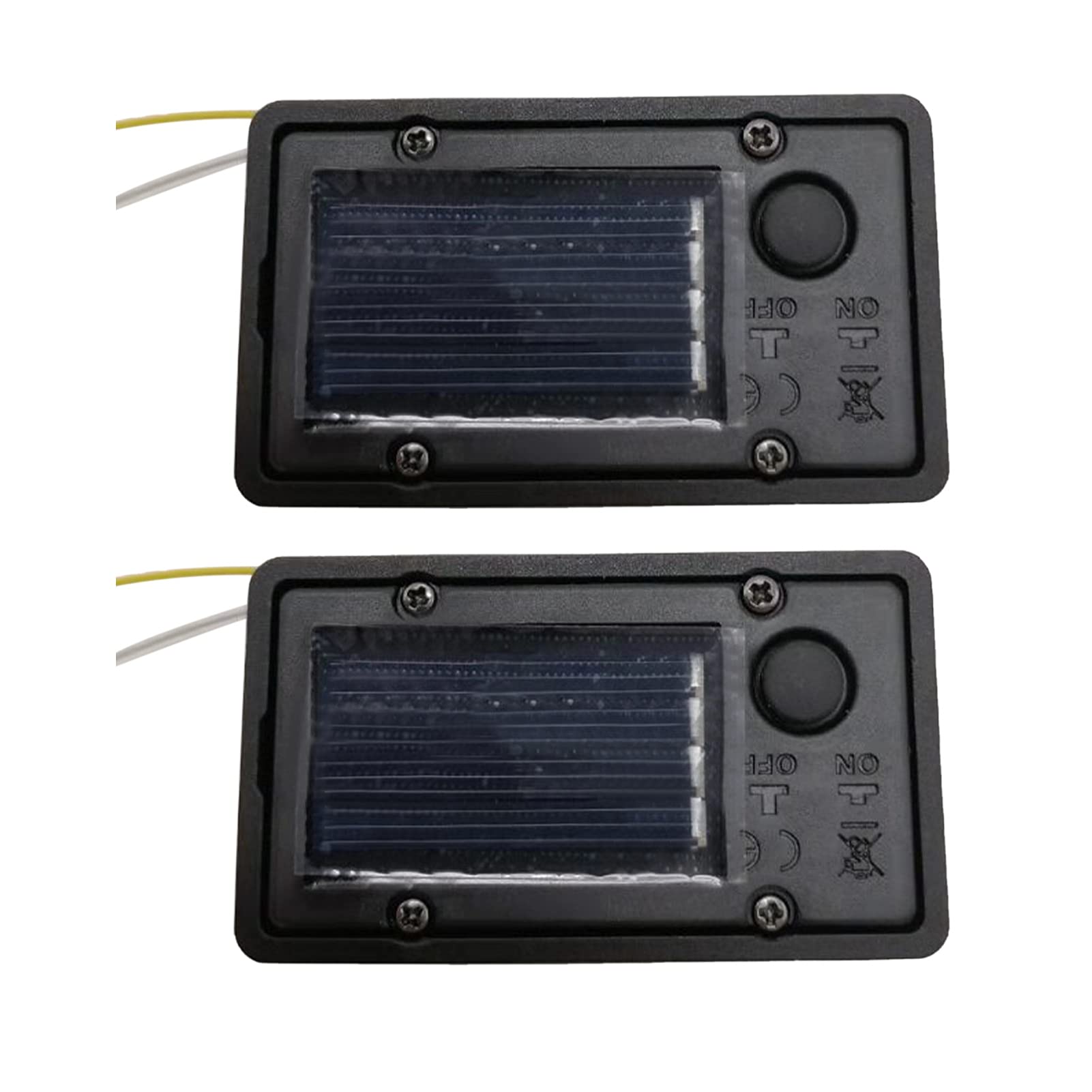 Solar Lights Replacement Top Solar Lights Parts Battry Box with on/Off Switch for Outdoor Waterproof Hanging Lanterns or Table L