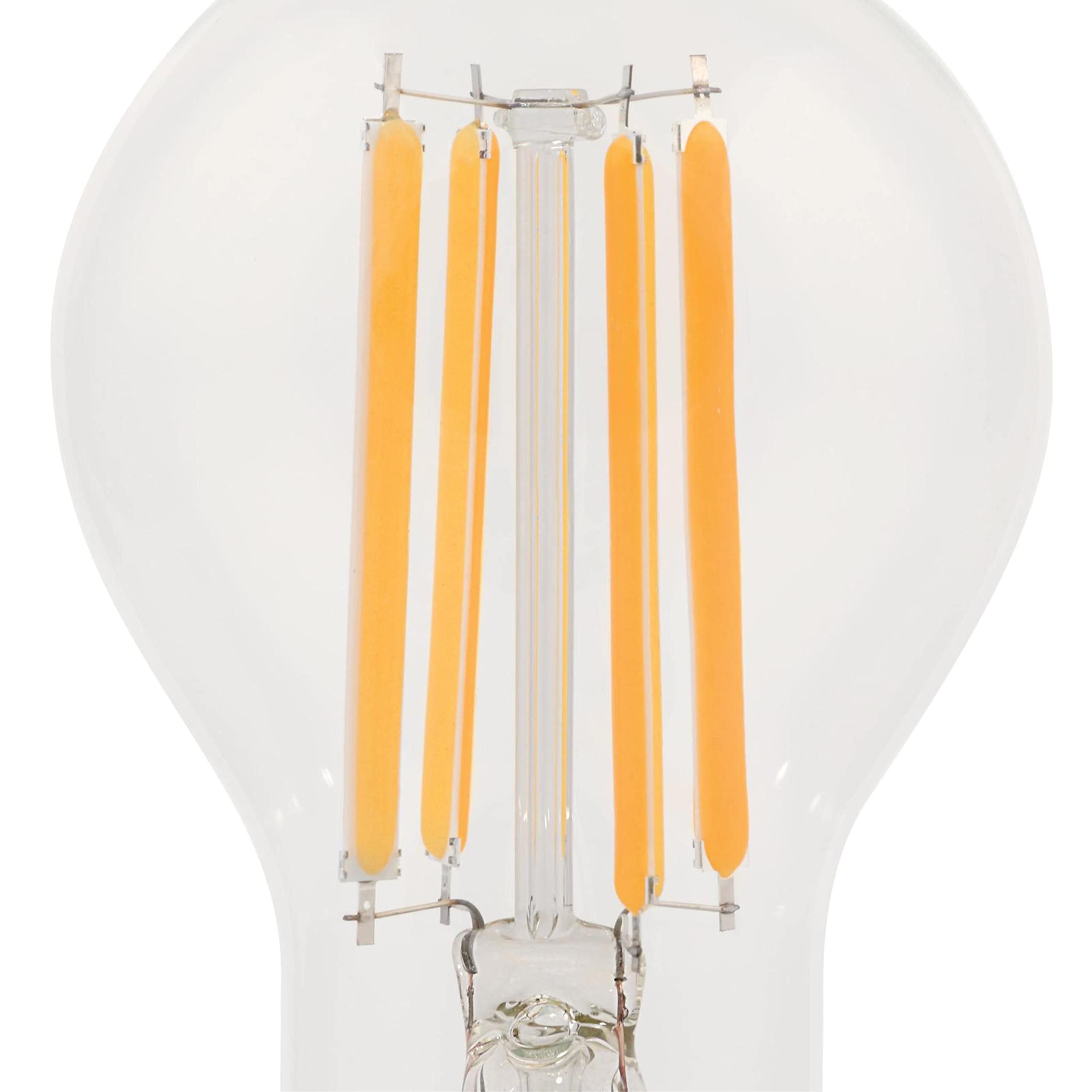 Westinghouse 5255000 10 Watt (100 Watt Equivalent) A19 Dimmable Clear Filament Led Light Bulb, Medium Base