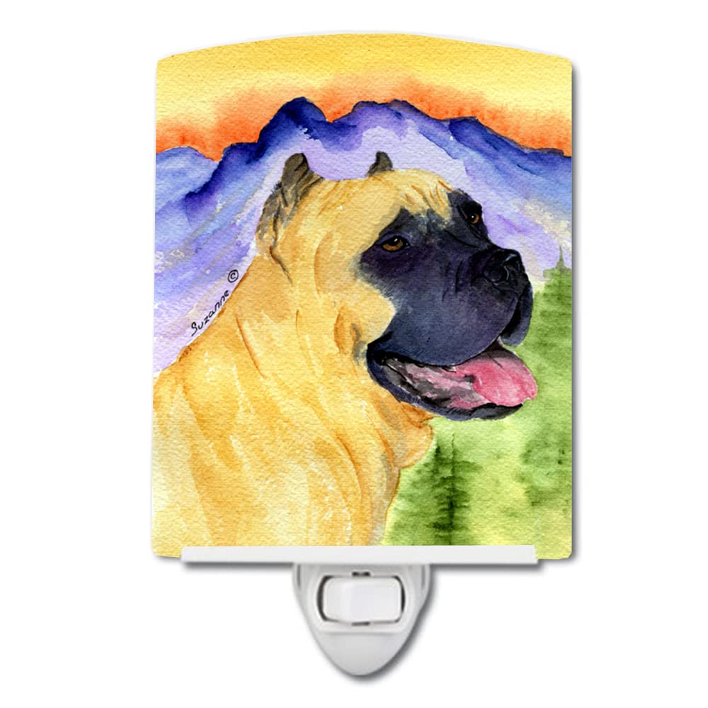 Carolines Treasures Cane Corso Ceramic Night Light, UL-Certified, 6x4x3in, Multicolor, Model SS8233CNL