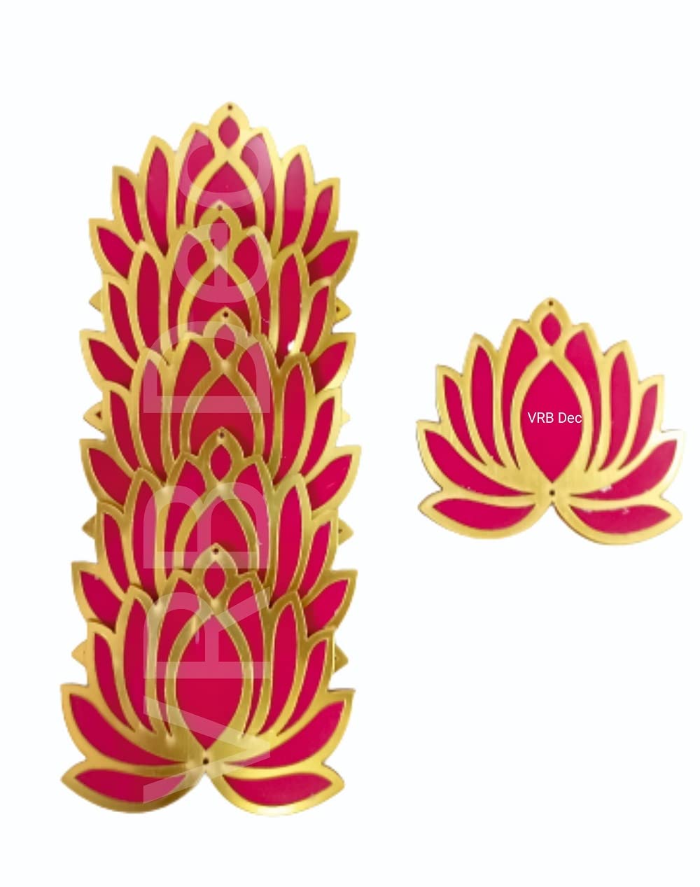 VRB DecTm 1 Pcs Reusable Wooden Base and Rangoli Template mat Rangoli Mats for Home Decoration,Home Decorative Diya, Diwali Gift