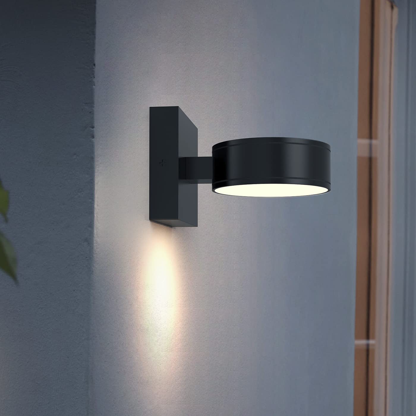 Double Century Led Outdoor Wall Sconce Light, Waterproof Aluminum, 3000K, 8W, Modern Design