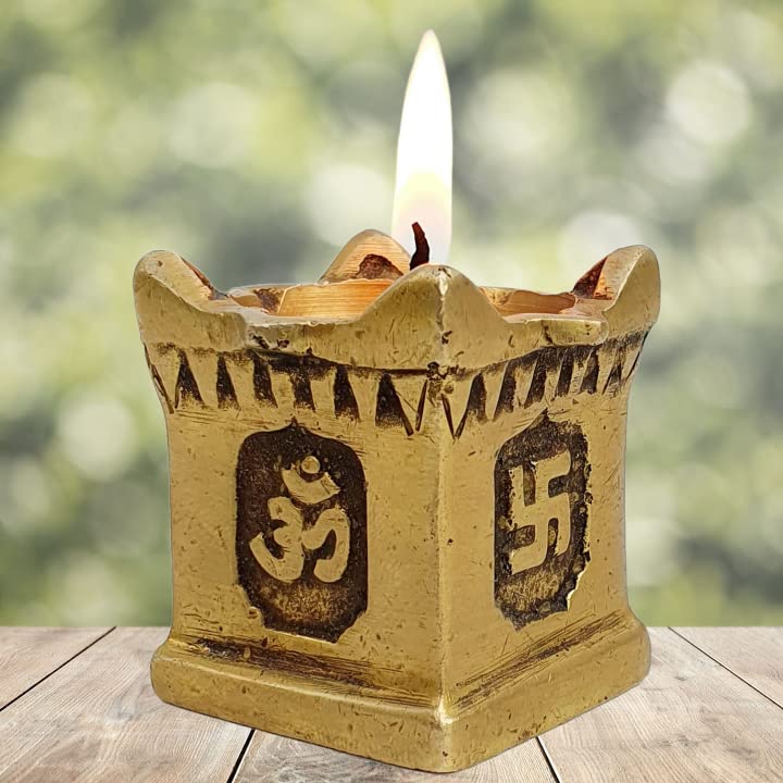 Mohan Jodero Tulsi Deepak Diya/Tulsi Diya/Tulsi Deepam/Oil Lamp for Pooja