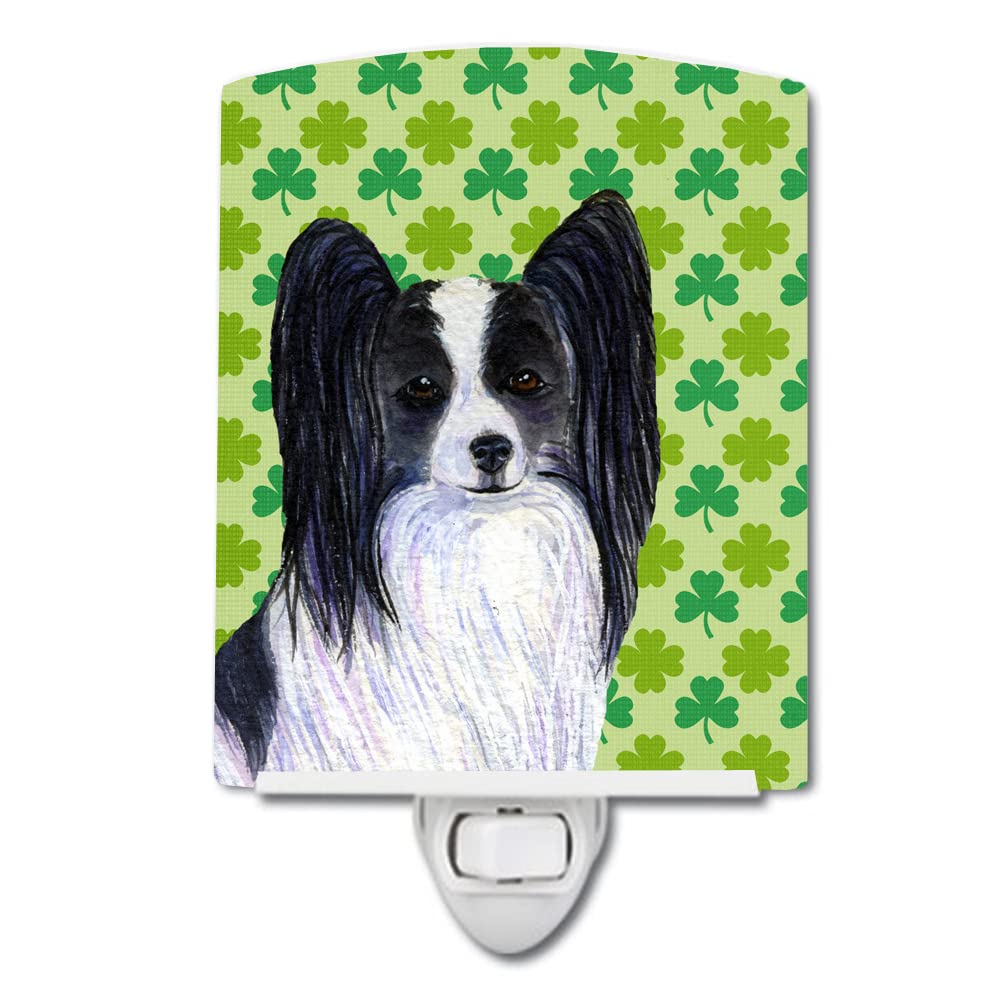 Carolines Treasures Ceramic Night Light Papillon St. Patricks Day 6x4x3 Multicolor Model SS4436CNL
