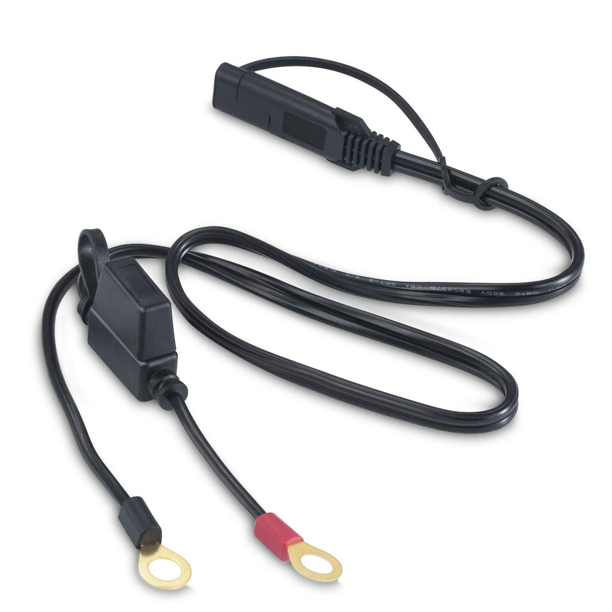 Imestou 2Ft Sae Connector To O Ring Connectors Harness 2 Pin Plug Cable With Ring Terminal Battery Charger Quick Disconnect Sae