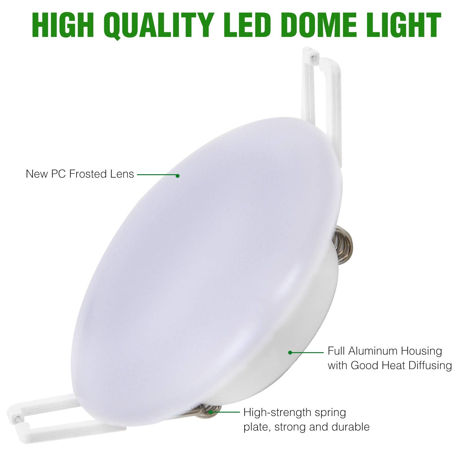 Homdec 12 Volt Rv Led Recessed Ceiling Light, 3-Inch Rv Puck Light, Dimmable 4W 4000K Cool White, 6 Pack Rv Flush Mount Interior Light For Rv Boat Trailer Camper Motorhome Truck Yacht Van