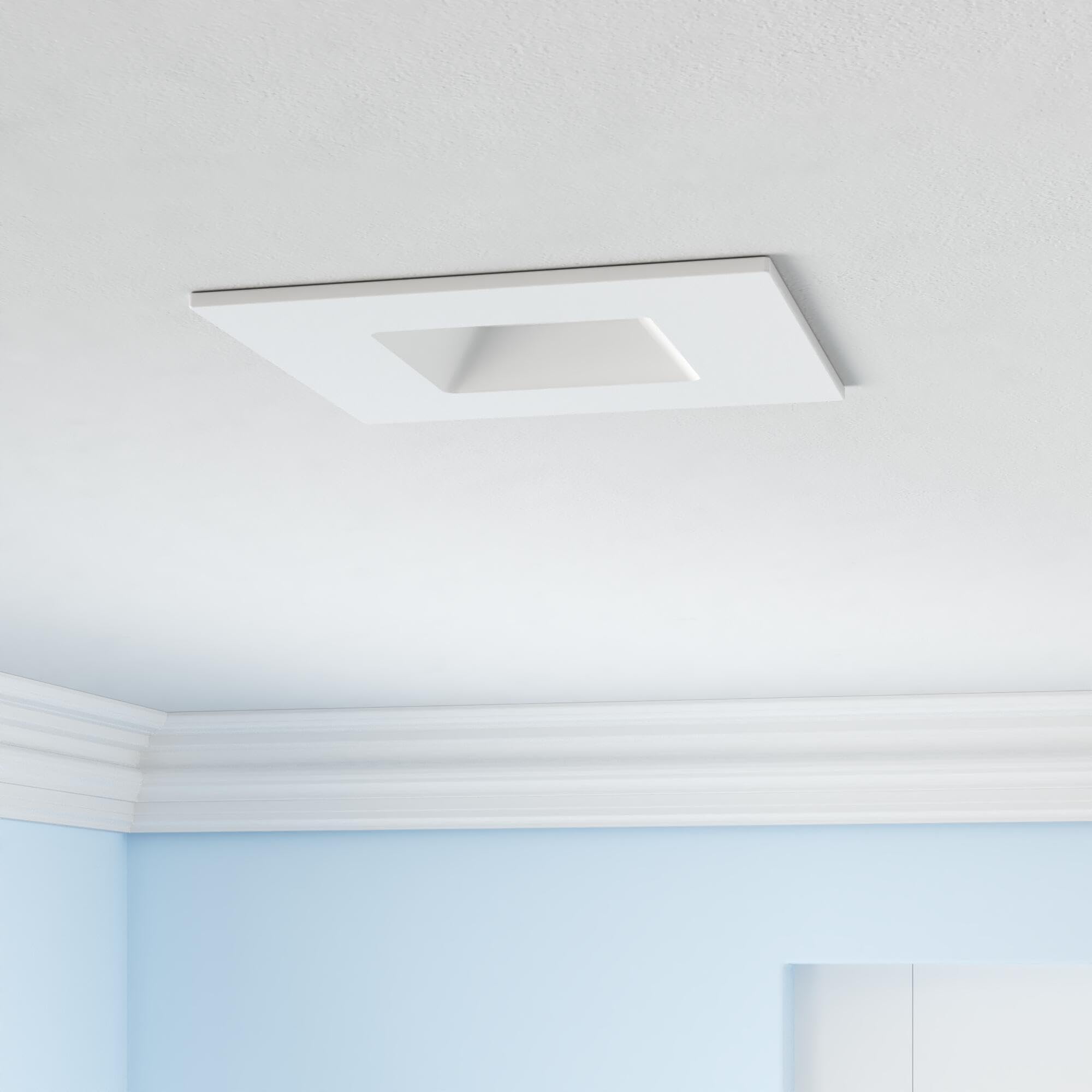 Nuwatt 12 Pack, 5/6 Inch Retrofit Led Square Recessed Lighting, 5Cct 2700K/3000K/3500K/4000K/5000K Selectable, 1100 Lumen 14W, D