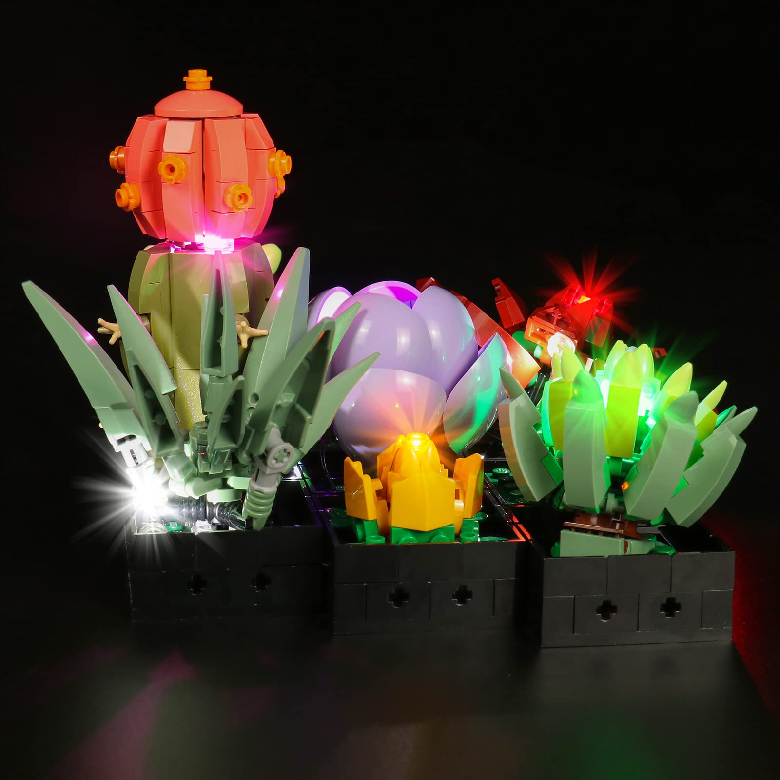 Led Light Kit For Lego Succulents 10309 Plant Decor Building Set; Decoration Lights Build A Succulents Display Piece For The Hom