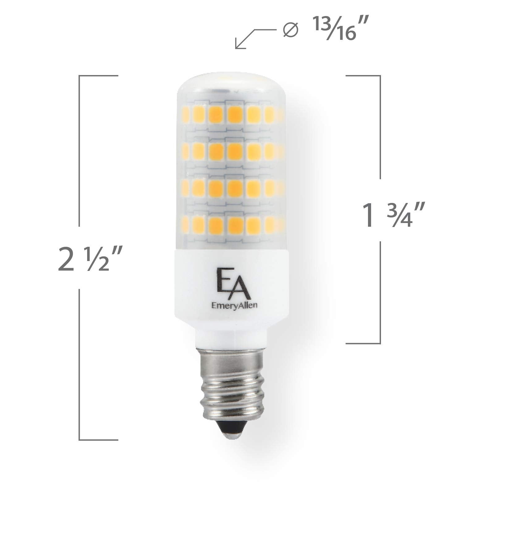Emeryallen Ea-E12-5.0W-001-309F-D Dimmable Candelabra Base Ja8 Compliant Led Light Bulb, 120V-5Watt (50W Equivalent) 550 Lumens,