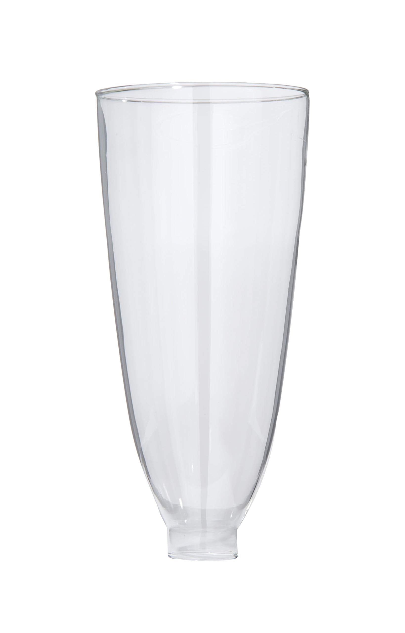 B&P Lamp Clear Glass Colonial Style Lamp Shade 10-3/8 Inch Height Model 08703