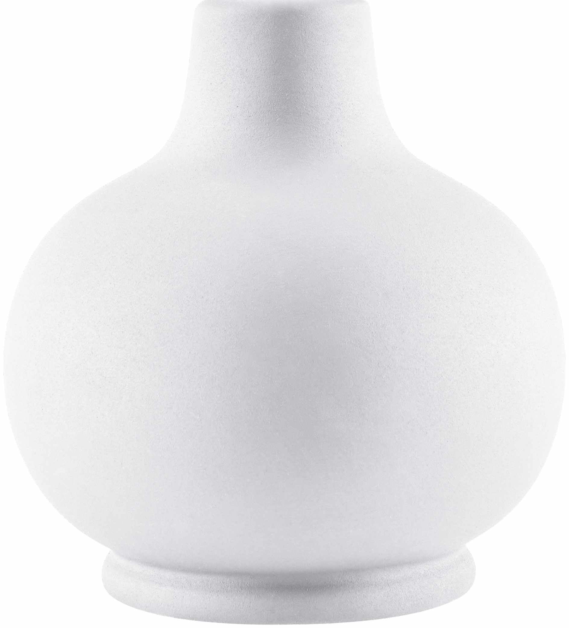 Hauteloom Theisseil Table Lamp, Ceramic, 13inH x 8inW x 8inD, White/Beige/Clear, Model TXCHMC2-057