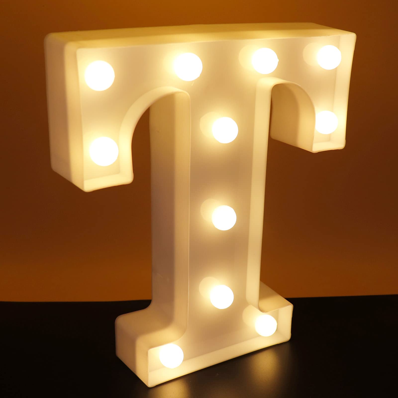 Ausaye Led Letter Lights Alphabet Light Up Letter S Sign Night Light For Home Christmas Birthday Party Anniversary Wedding Decor