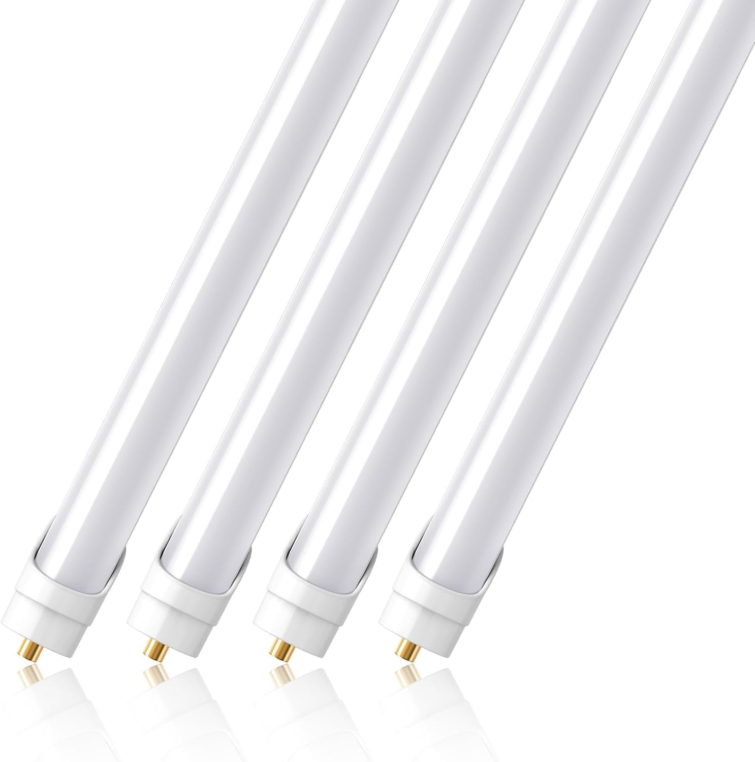Barrina 8FT LED Bulbs, 44W 4500 Lumen 6500K Super Birght Light, T8 T10 T12 LED Fluorescent Replacement Tube, FA8 Single Pin T8 L