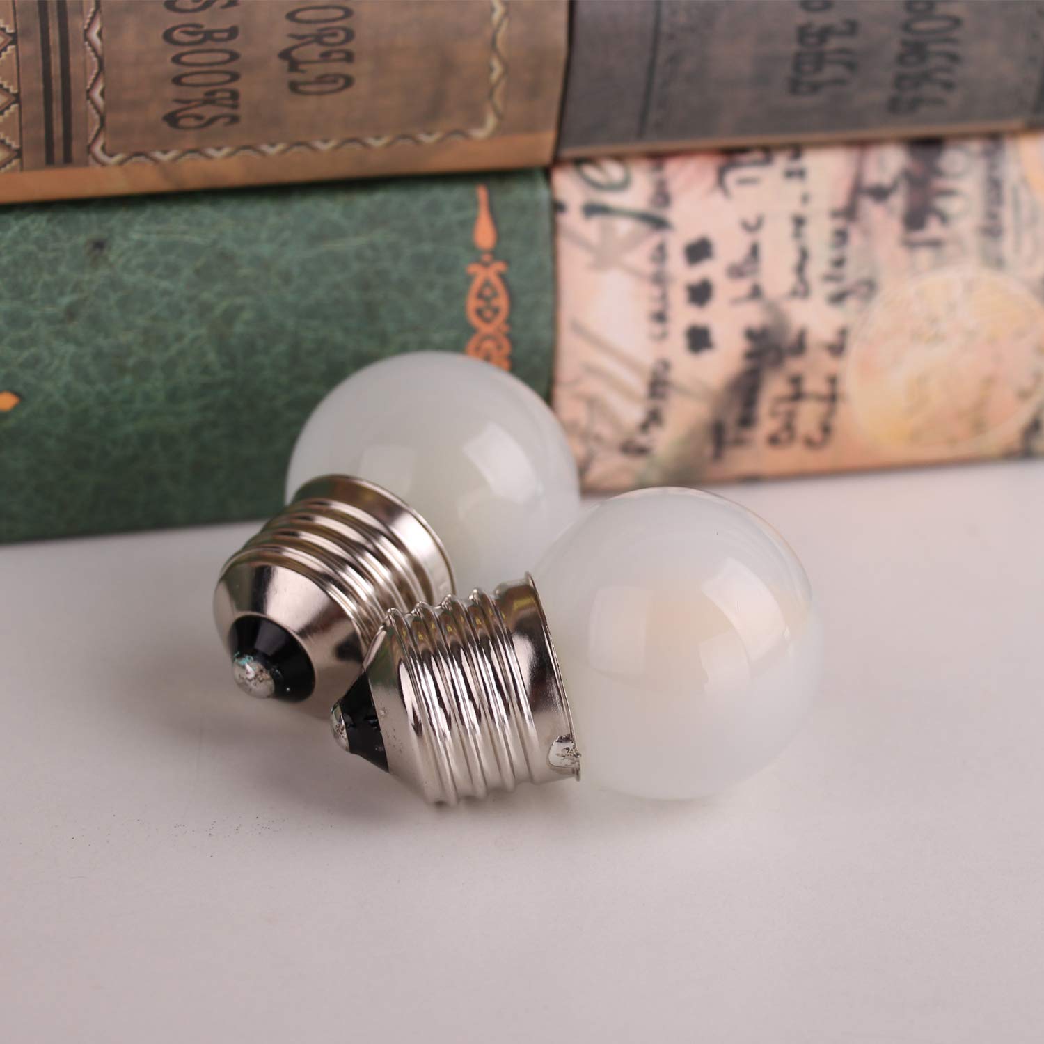 Sphoon G40 LED Bulb 1.5W Equivalent 15W Soft Warm White 2700K, Frosted, 15-Pack, CRI90+, Standard E26 Base, Non